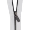 Faux Metal Zippers By The Yard